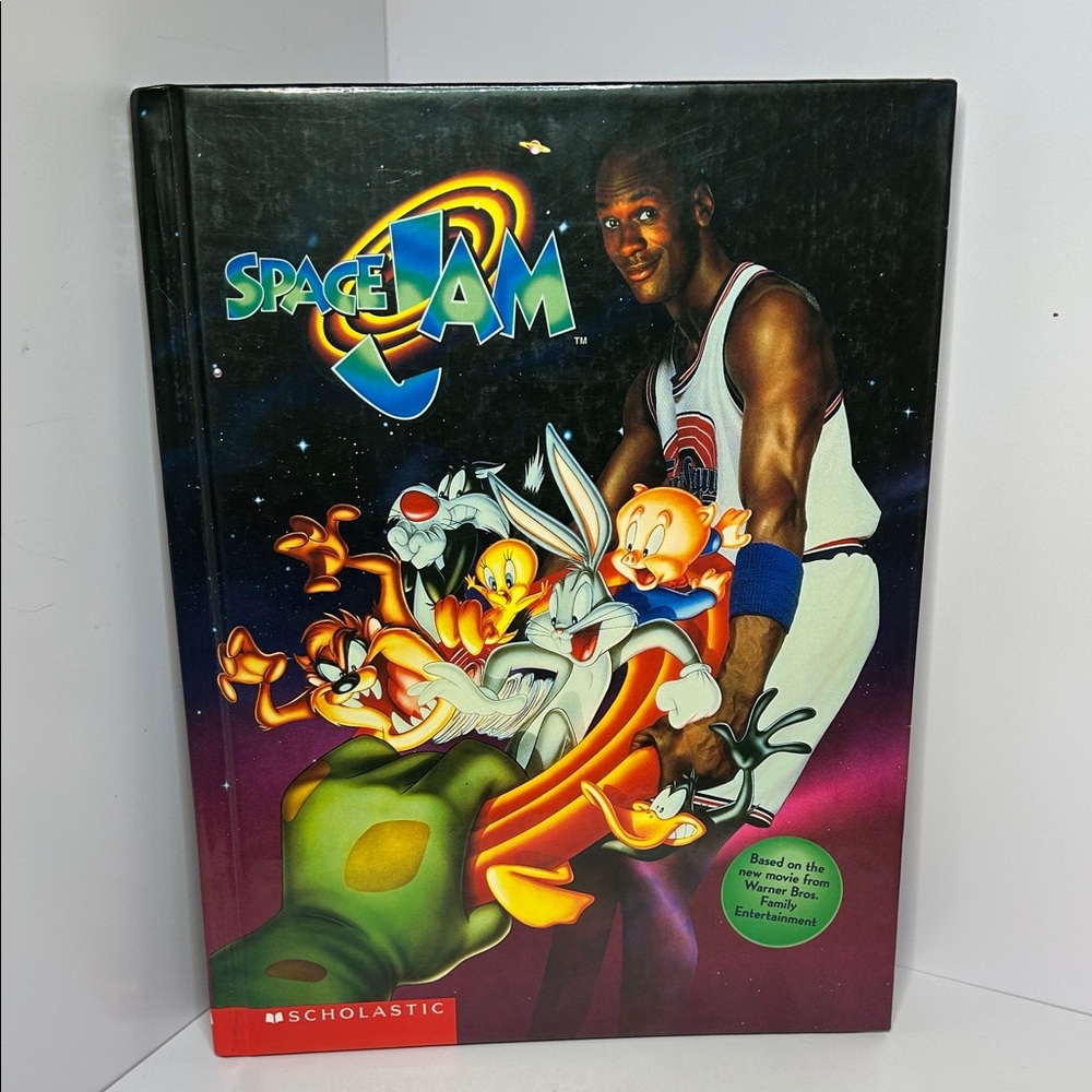 Scholastic Space Jam Book with Colorful Cover 1996 hardcover book